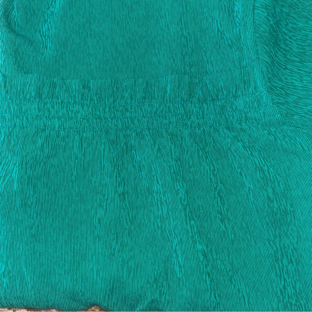 Athleta Echo Teal Button-Up Top NWT - Picture 4 of 7